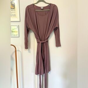 Halston Heritage long sleeved mini dress